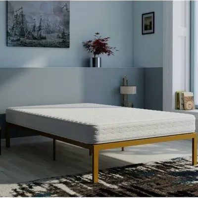 Ліжко Loft без голови в стилі Loft NS-758 480x1400x2000 мм Золотой Ліжко Loft без голови в стилі Loft NS-758 480x1400x2000 мм Золотой