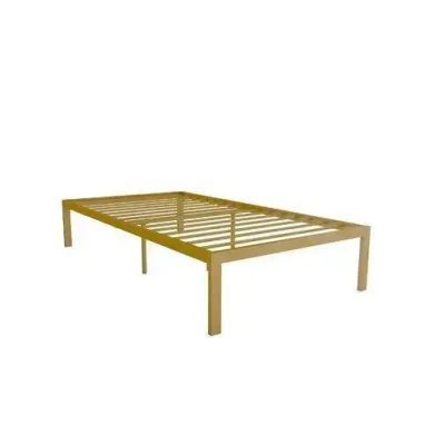 Ліжко Loft без голови в стилі Loft NS-758 480x1400x2000 мм Золотой