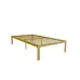 Ліжко Loft без голови в стилі Loft NS-758 480x1400x2000 мм Золотой