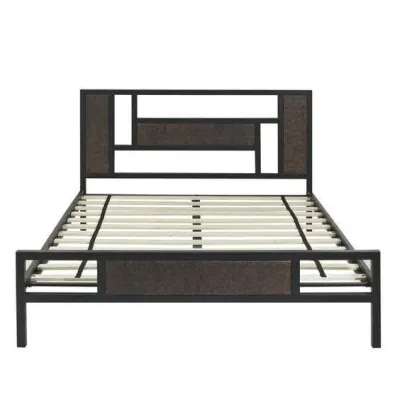 Кровать в стиле Loft NS-765 980x1800x2000 мм Черный