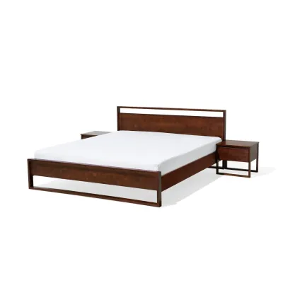 Ліжко в стилі Loft NS-774 830x1800x2000 мм Черный Ліжко в стилі Loft NS-774 830x1800x2000 мм Черный