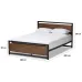 Ліжко в стилі Loft NS-775 930x1800x2000 мм Черный Ліжко в стилі Loft NS-775 930x1800x2000 мм Черный