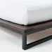 Кровать в стиле Loft NS-782 1230x2100x2200 мм Черный