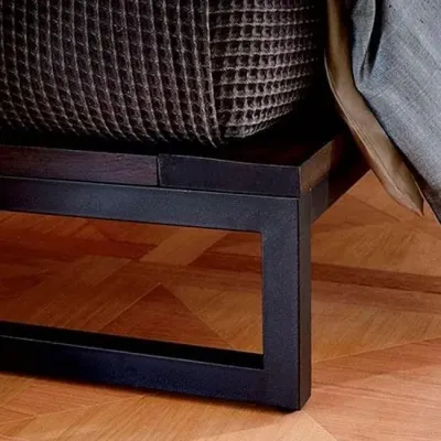 Кровать в стиле Loft NS-782 1230x2100x2200 мм Черный