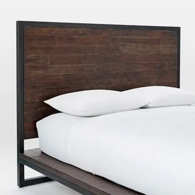 Кровать в стиле Loft NS-782 1230x2100x2200 мм Черный
