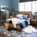 Ліжко в стилі Loft NS-783 1230x1800x2000 мм Черный