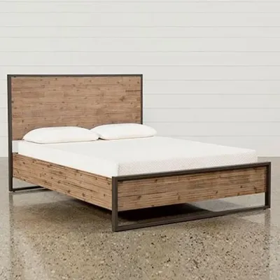 Ліжко в стилі Loft NS-783 1230x1800x2000 мм Черный