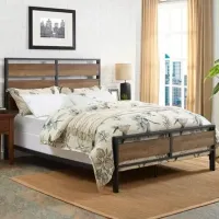 Ліжко в стилі Loft NS-784 1230x1800x2100 мм Черный