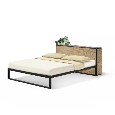 Ліжко в стилі Loft NS-791 830x1900x2300 мм Черный