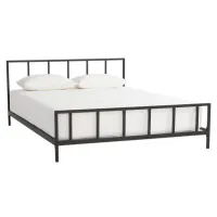 Ліжко в стилі Loft NS-798 980x2000x2100 мм Черный Ліжко в стилі Loft NS-798 980x2000x2100 мм Черный