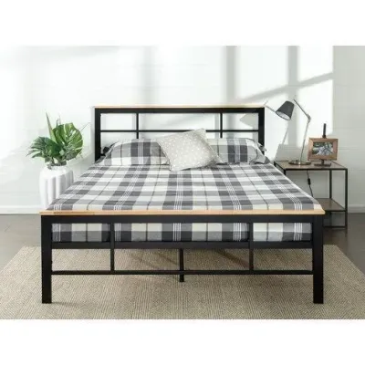 Ліжко у стилі Loft NS-799 930x2000x2100 мм Черный Ліжко у стилі Loft NS-799 930x2000x2100 мм Черный