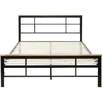 Ліжко у стилі Loft NS-799 930x2000x2100 мм Черный Ліжко у стилі Loft NS-799 930x2000x2100 мм Черный