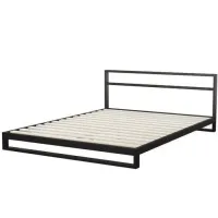 Ліжко в стилі Loft NS-802 830x2000x2100 мм Черный Ліжко в стилі Loft NS-802 830x2000x2100 мм Черный
