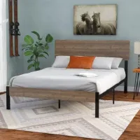 Ліжко в стилі Loft NS-804 1230x1800x2000 мм Черный