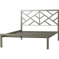 Кровать в стиле Loft NS-809 1230x1900x2100 мм Серый