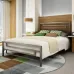 Ліжко в стилі Loft NS-811 1230x1900x2000 мм Серый Ліжко в стилі Loft NS-811 1230x1900x2000 мм Серый
