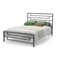 Ліжко в стилі Loft NS-811 1230x1900x2000 мм Серый