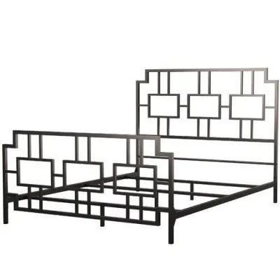 Ліжко в стилі Loft NS-813 1230x1400x1900 мм Черный