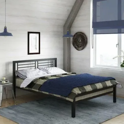 Ліжко у стилі Loft NS-814 1130x1800x2000 мм Черный