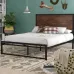 Ліжко в стилі Loft NS-819 1230x1800x2000 мм Черный