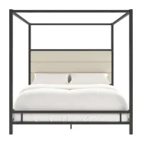 Кровать в стиле Loft NS-823 2230x2000x2150 мм Серый