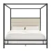 Кровать в стиле Loft NS-823 2230x2000x2150 мм Серый