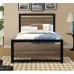Кровать в стиле Loft NS-831 1130x1200x2000 мм Черный