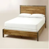 Кровать в стиле Loft NS-835 1230x1900x2100 мм Серый
