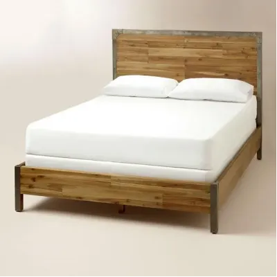 Ліжко в стилі Loft NS-835 1230x1900x2100 мм Серый