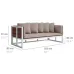 Лаунж диван у стилі Loft NS-861 780x1600x850 мм Белый Лаунж диван у стилі Loft NS-861 780x1600x850 мм Белый