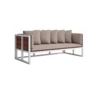 Лаунж диван в стиле Loft NS-861 780x1600x850 мм Белый