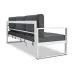 Лаунж диван у стилі Loft NS-872 880x2100x700 мм Белый