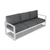 Лаунж диван в стиле Loft NS-872 880x2100x700 мм Белый