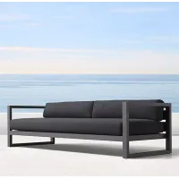 Лаунж диван у стилі Loft NS-878 780x2200x700 мм Черный Лаунж диван у стилі Loft NS-878 780x2200x700 мм Черный