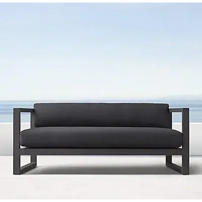 Лаунж диван у стилі Loft NS-879 780x1800x800 мм Черный