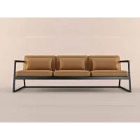 Лаунж диван в стиле Loft NS-891 880x2000x800 мм Черный