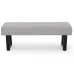 Лаунж пуф у стилі Loft NS-981 480x1200x400 мм Черный Лаунж пуф у стилі Loft NS-981 480x1200x400 мм Черный