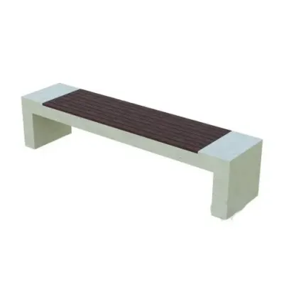 Лавка паркова Loft Bench Wood travertine 2 м