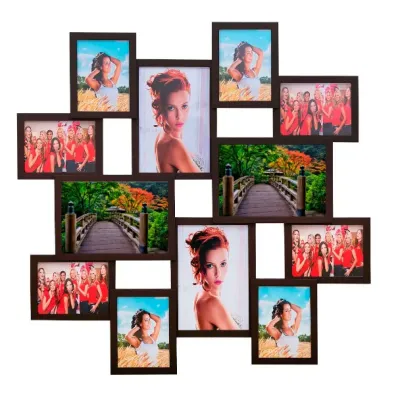 Дерев'яна мультирамка Hoppazzo на 12 фото. Sabefet T-FX30231