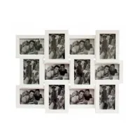 Настенная мультирамка белого цвета Cerio на 12 фото Sabefet T-FX30239