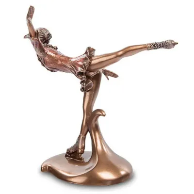 Статуэтка декоративная Фигуристка 18 см Veronese AL31481