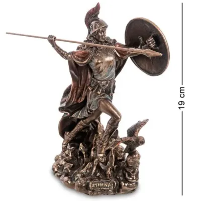 Статуэтка декоративная Афина с копьем Veronese AL32535