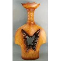 Ваза настільна ceramic Шик Amphora Butterfly with copper Bona DP41647 Ваза настільна ceramic Шик Amphora Butterfly with copper Bona DP41647