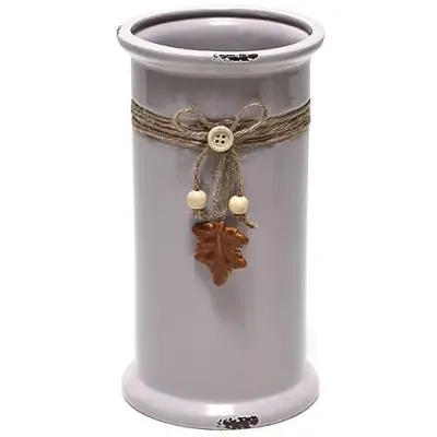 Ваза ceramic настільна Shabby Chic діаметр 12.6 см, висота 22.8 см Bona DP41668