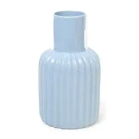 Ваза ceramic настільна Stone Flower 19 см блакитна Bona DP41678