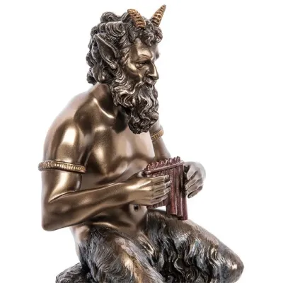 Статуэтка Пан,играющий на флейте 24,5 см Veronese AL45472 Статуэтка Пан,играющий на флейте 24,5 см Veronese AL45472