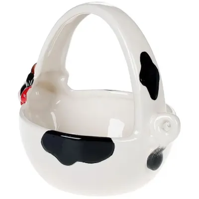 Цукерниця ceramic Корівка Глорія з ручкою, 400мл Bona DP66854