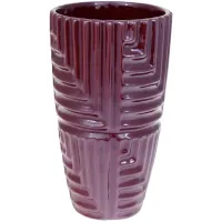 Ваза ceramic Lorenc 22.5см, жемчужный бордовый Bona DP67938 Ваза ceramic Lorenc 22.5см, жемчужный бордовый Bona DP67938