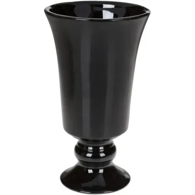 Ваза ceramic Кубок 26.5см, чорна Bona DP67940