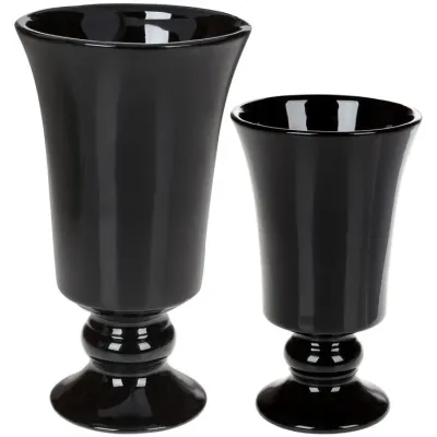 Ваза ceramic Кубок 20.2см, черная Bona DP67942 Ваза ceramic Кубок 20.2см, черная Bona DP67942
